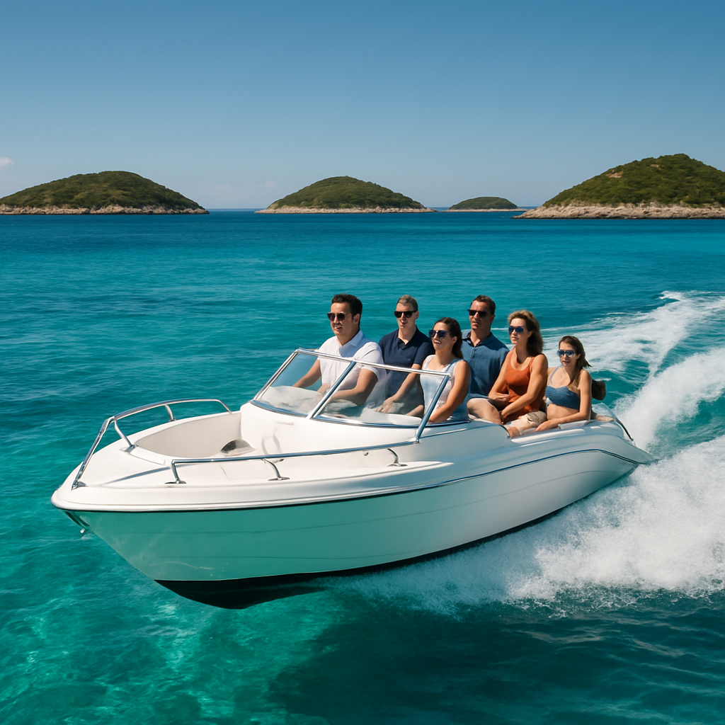 Speedboat Day Trip to Blue Cave & 5 Islands